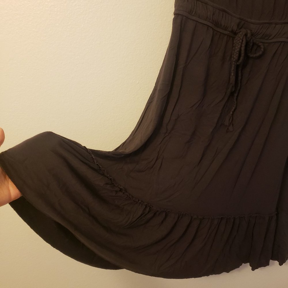 Zenana Outfitters Dark Gray Tube Dress SMALL - Picture 6 of 8